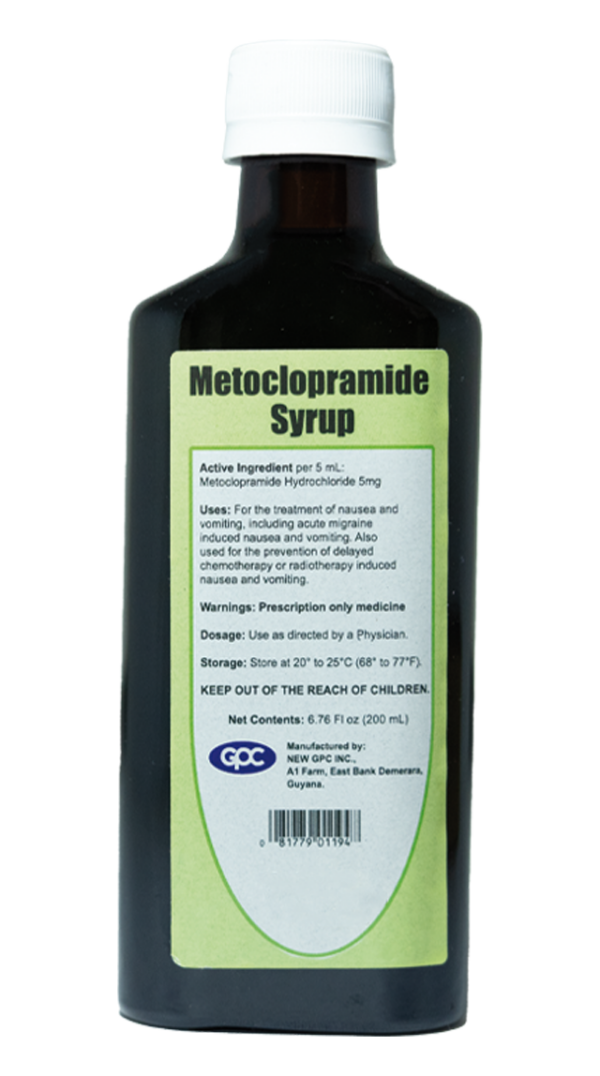 Metoclopramide HCL Syrup & Tablets